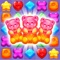 Bonbons Crush Legend is an explosive and interesting candy & cake match-3 puzzle game