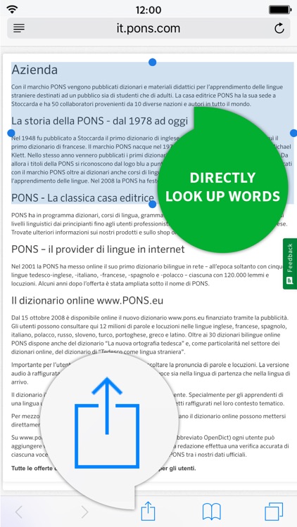 Dictionary Italian - German PREMIUM by PONS screenshot-3