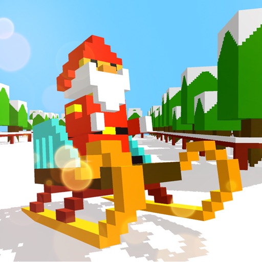 Skiing Forward - Fun pixel games iOS App