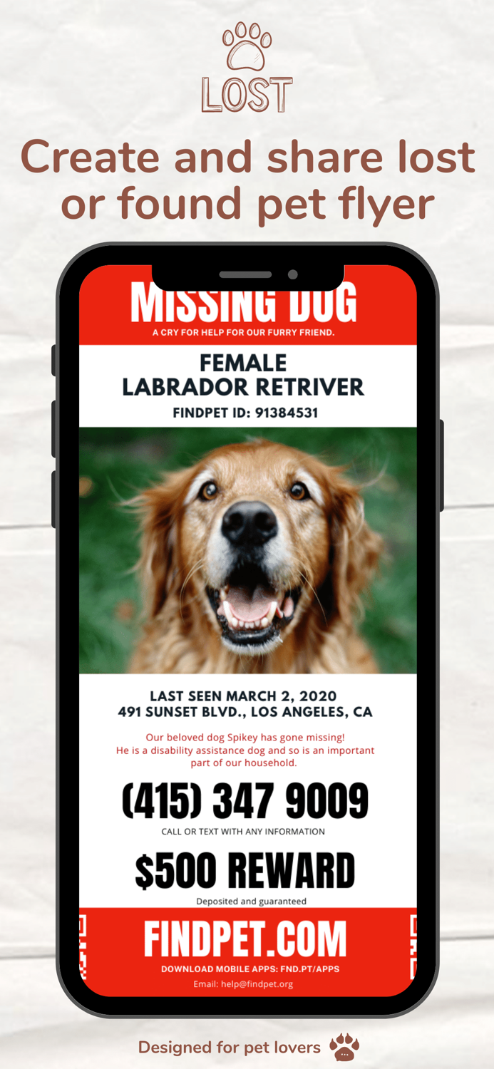 Findpet - smart pet registry