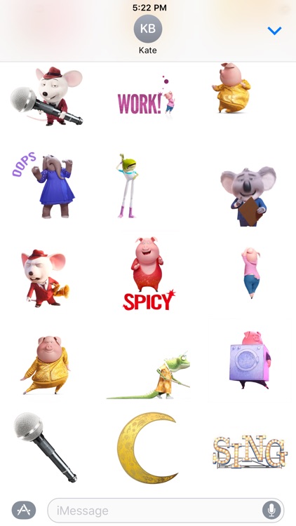 Sing Movie Stickers screenshot-3