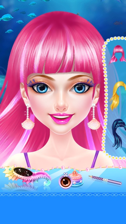 Mermaid Beauty Makeup and Makeover