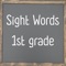 First grade sight words flashcards for learning reading and spelling