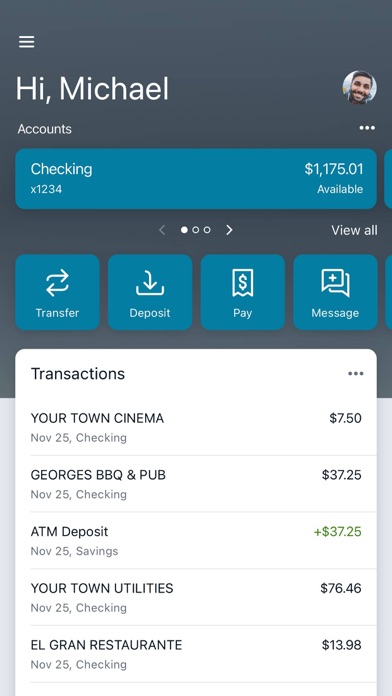 Honor Bank Screenshot
