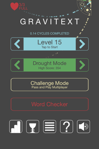 Gravitext screenshot 3