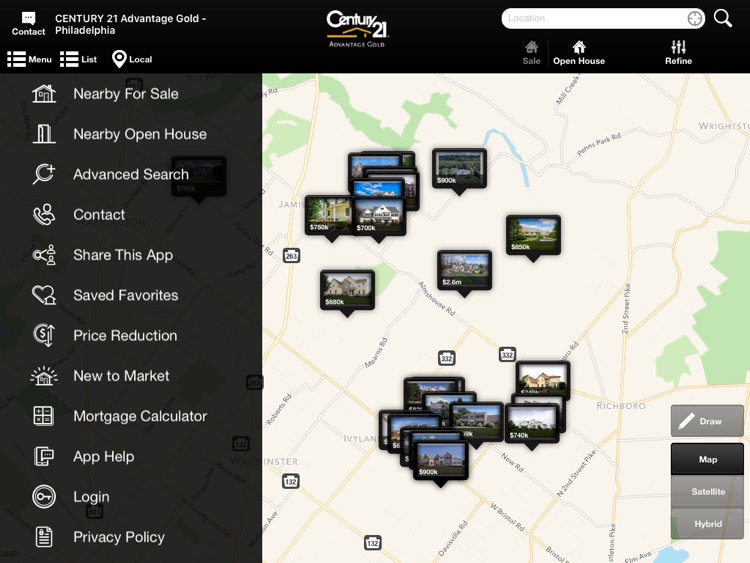 PA & NJ Homes for Sale for iPad