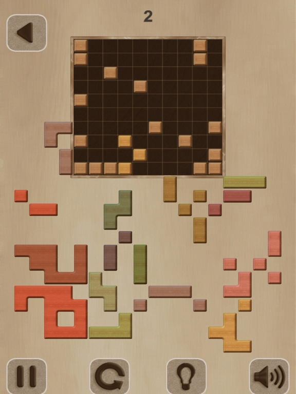Rotate block. Puzzle iPad screenshot