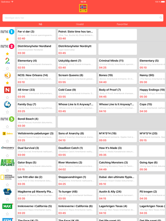 Screenshot #4 pour TV-guide Norge - TV Listings Norway