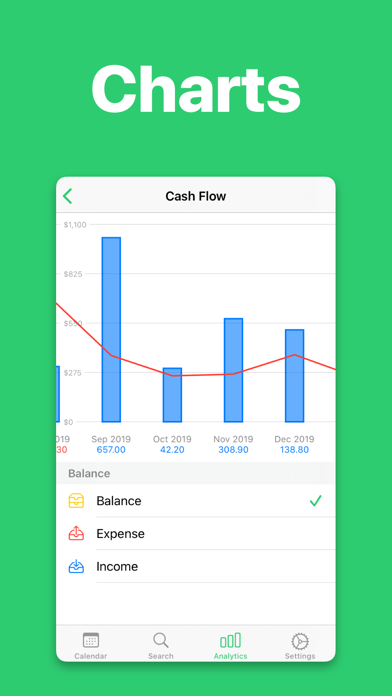 Budget Calendar - Monelyze Screenshot