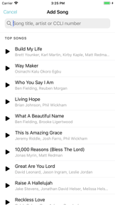 Charts by WorshipTools screenshot