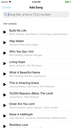 Charts by WorshipTools screenshot 4