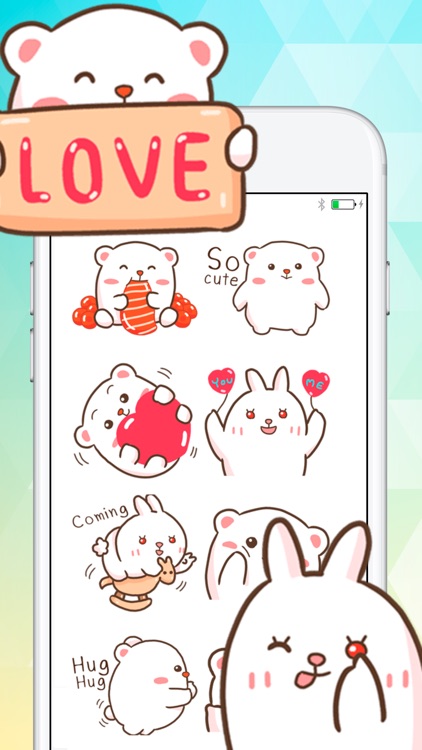 Lovely Bear and Rabbit