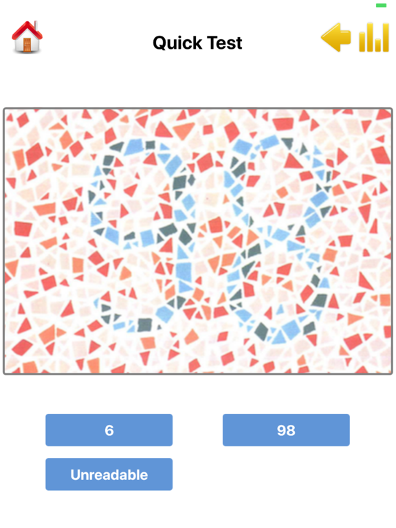 EyeCare - Colorblind Test Exam iPad screenshot