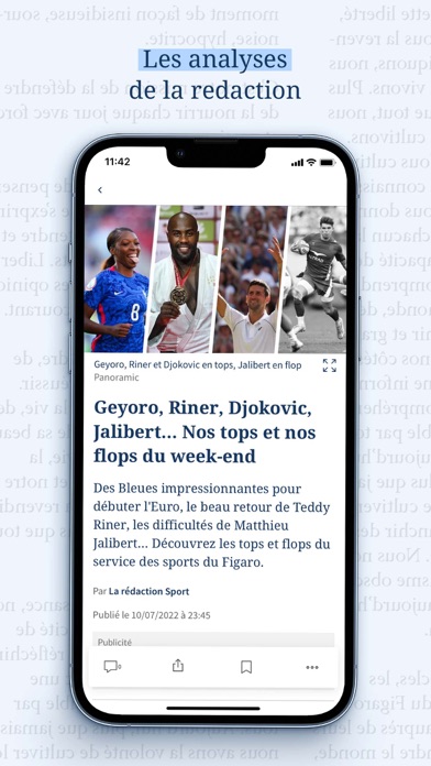 Le Figaro Sport: info résultat Screenshot