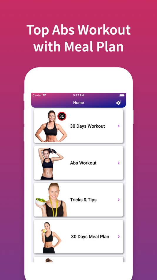 Abs Workout - Home Fitness App - 1.4.5 - (iOS)