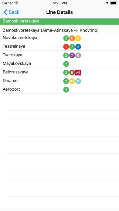 Moscow Metro Route Planner Screenshot