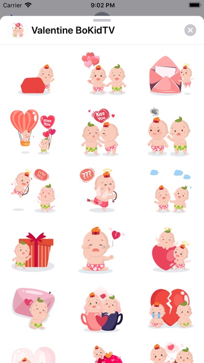 Valentine Emoji Funny Stickers
