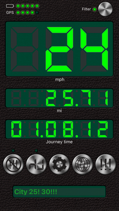 Speedometer, Speed Limit Alert Screenshot