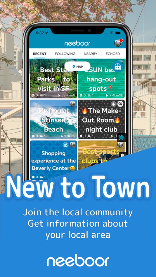 #5. neeboor - Local neighbors app (iOS) 由: NEEBOOR, INC.