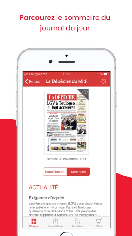 La Dépêche - Premium screenshot 2 of 7