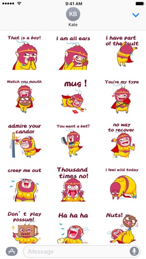 Crazy Monkey King - NHH Animated Stickers(圖3)-速報App