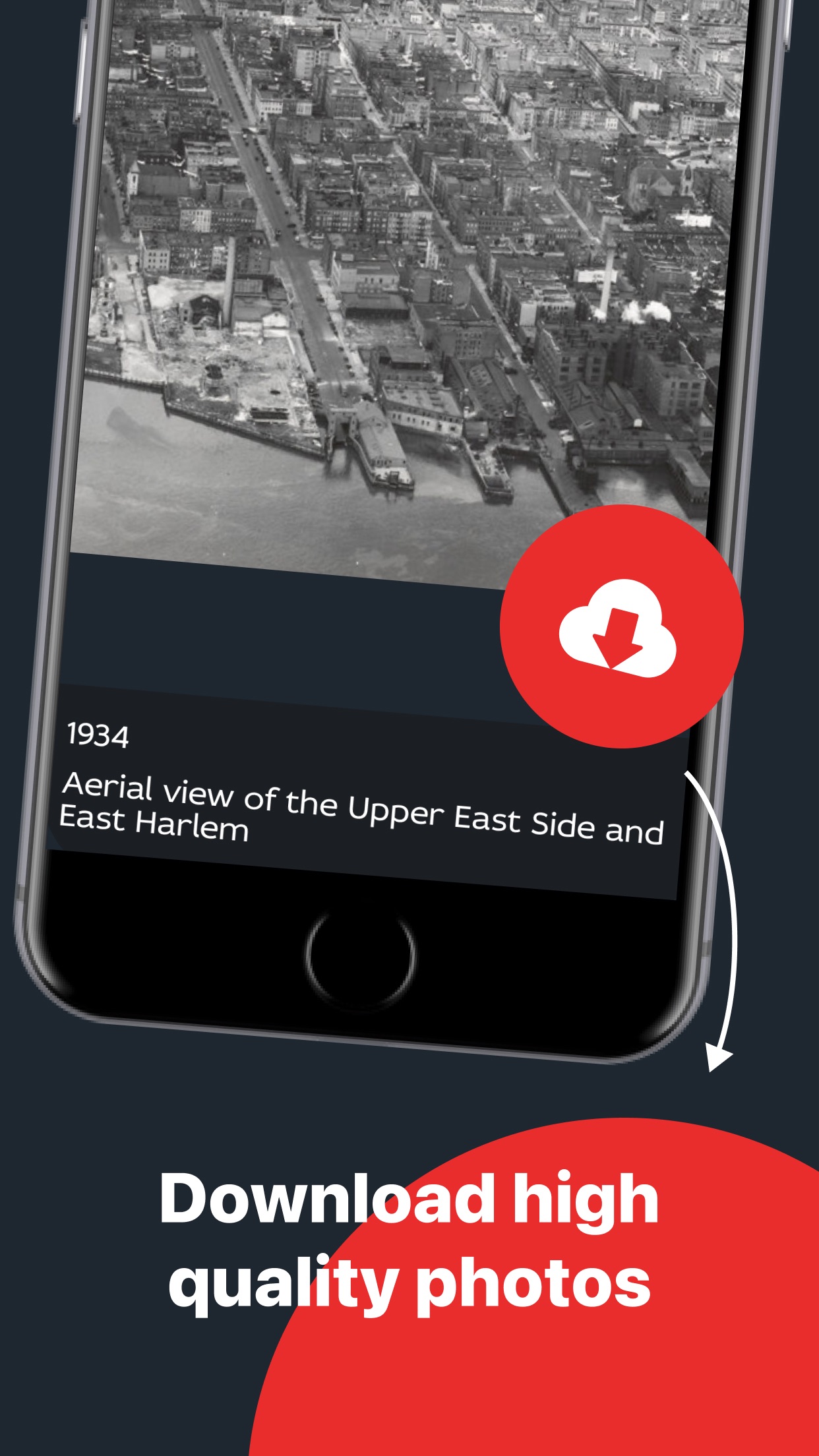 Screenshot do app História do mundo em fotos