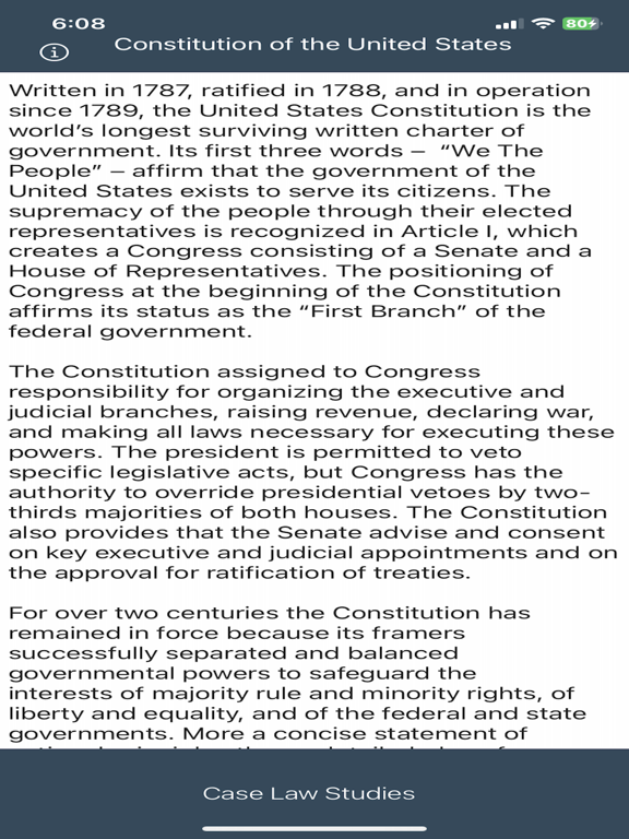 Case Law Studies Lite