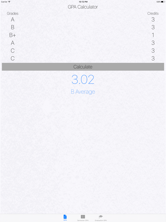 Screenshot #4 pour College GPA Tools