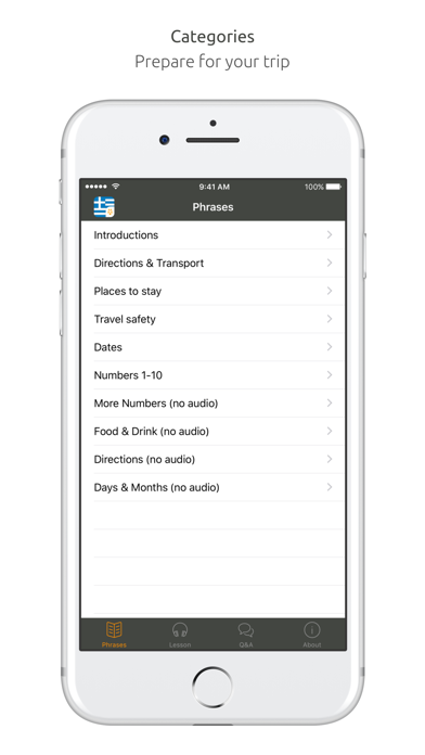 Screenshot #1 pour Greek Language Guide & Audio - World Nomads