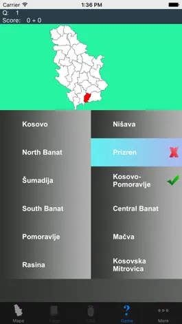 Game screenshot Serbia Districts Maps and Flags apk