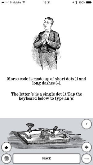 TeleKey - Morse Code Telegraph Keyboard(圖1)-速報App