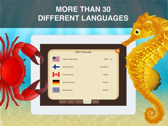 Screenshot #5 pour Animaux Marins Cartes Flash