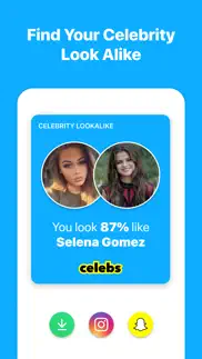 celebs - celebrity look alike iphone screenshot 1