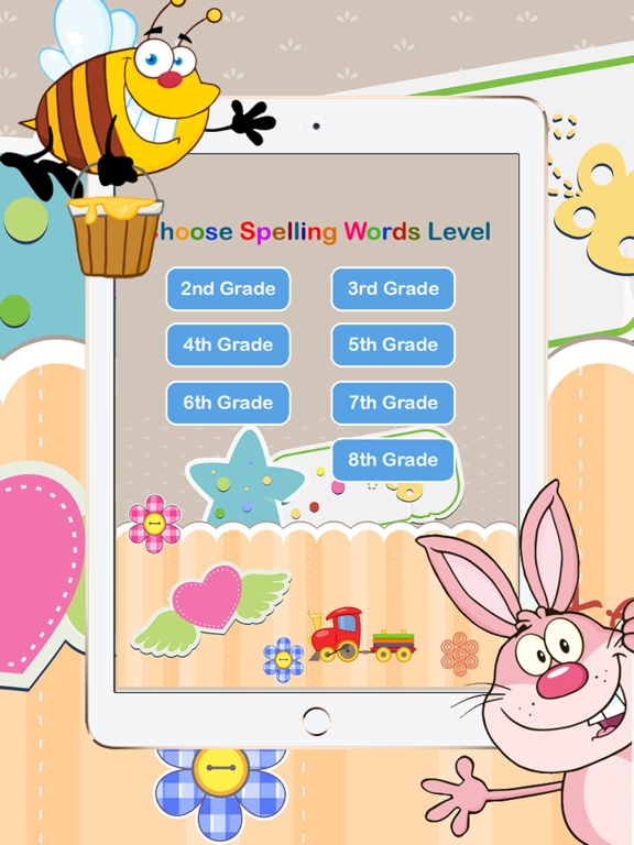 Basic Spelling Words Practice Games for All Grade iPad screenshot