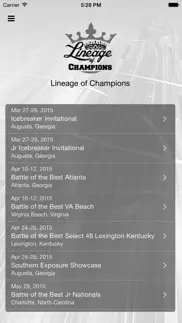 lineage of champions iphone screenshot 1