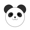 panda ball sticker