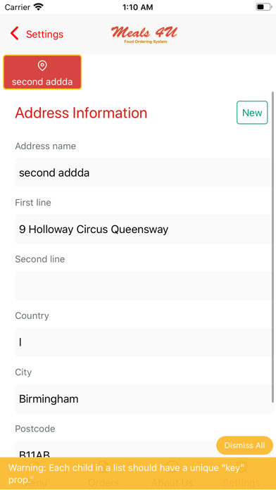 App screenshot