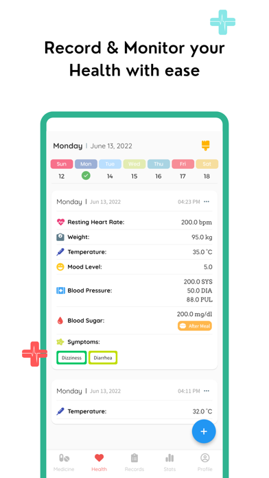 Tochi - Health & Pill Reminder Screenshot