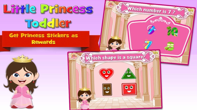 Princess Toddler Royal School Games for Kids screenshot-3