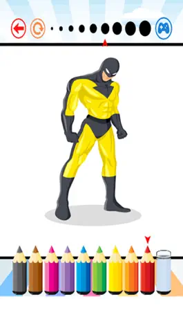Game screenshot Super Hero Coloring Book - Activities for Kid apk