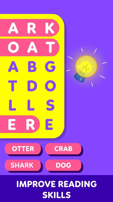 Word Search for Kids Games 3+ Screenshot