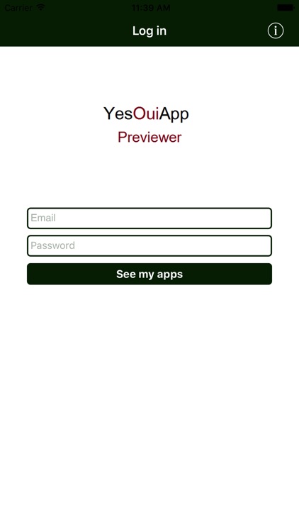 YesOuiApp Previewer