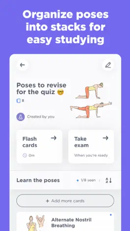 Game screenshot Yoga Poses Study for Training apk