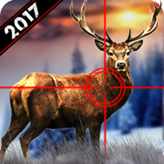 野生鹿狩猎2017年：雪狙击手射击3D