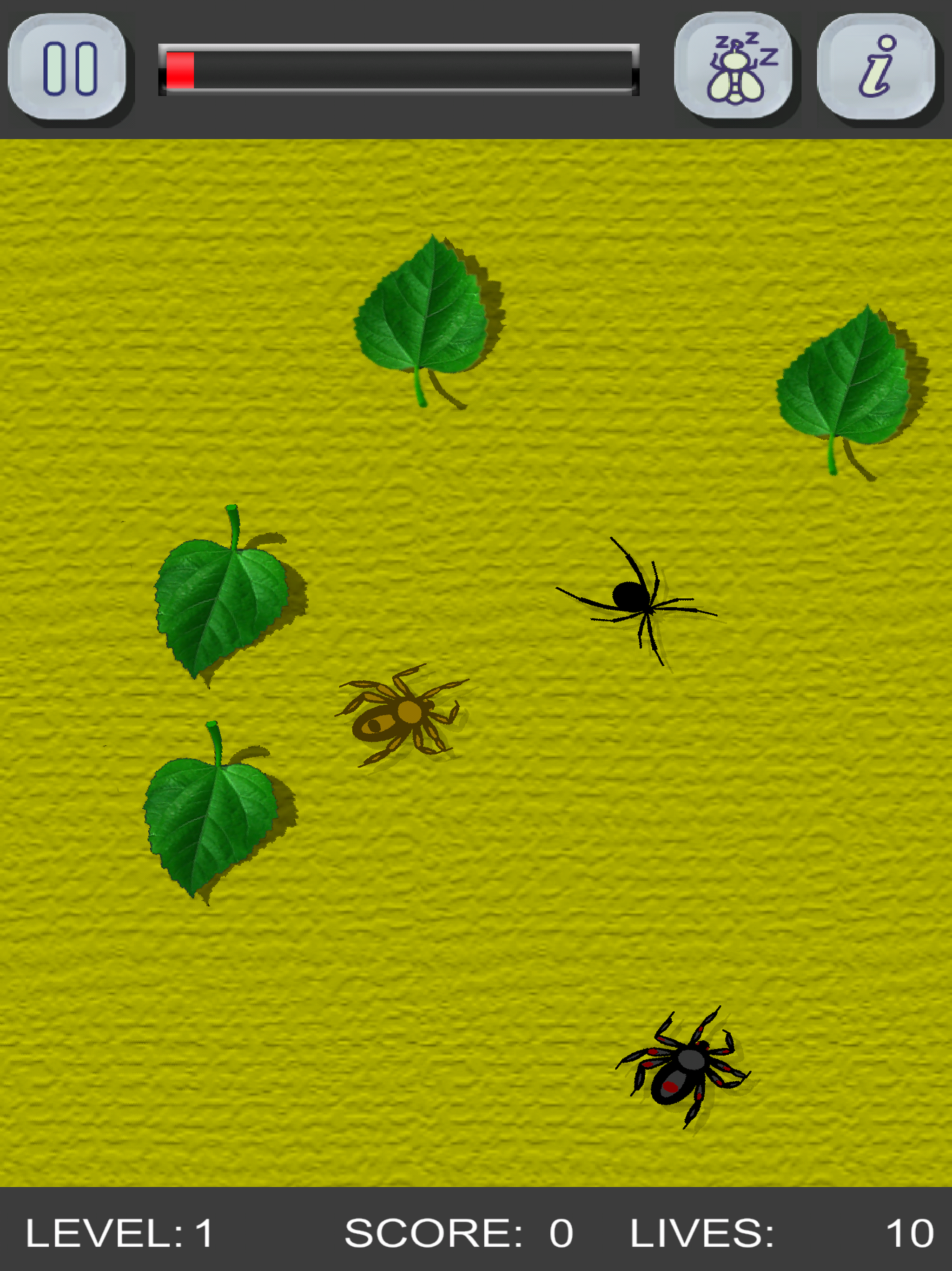 Kill the spiders! Black Widow