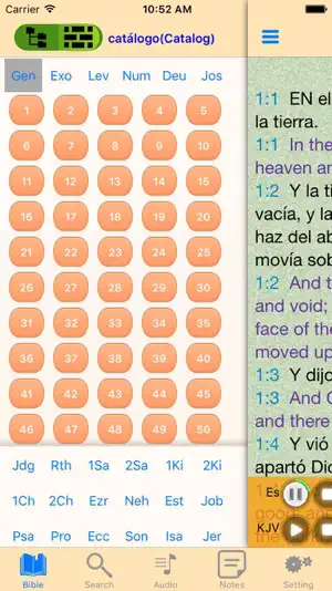 Spanish English Holy Bible screenshot 3