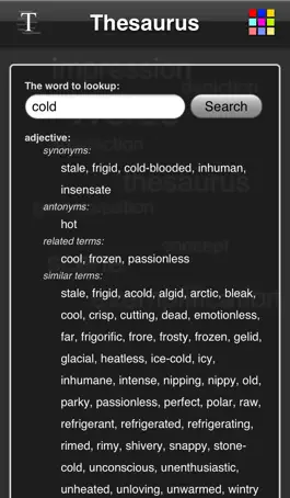 Game screenshot Thesaurus App hack