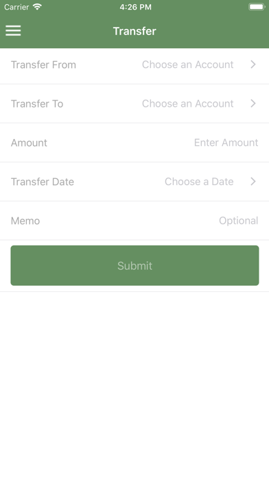 Bank of Commerce Mobile App Screenshot