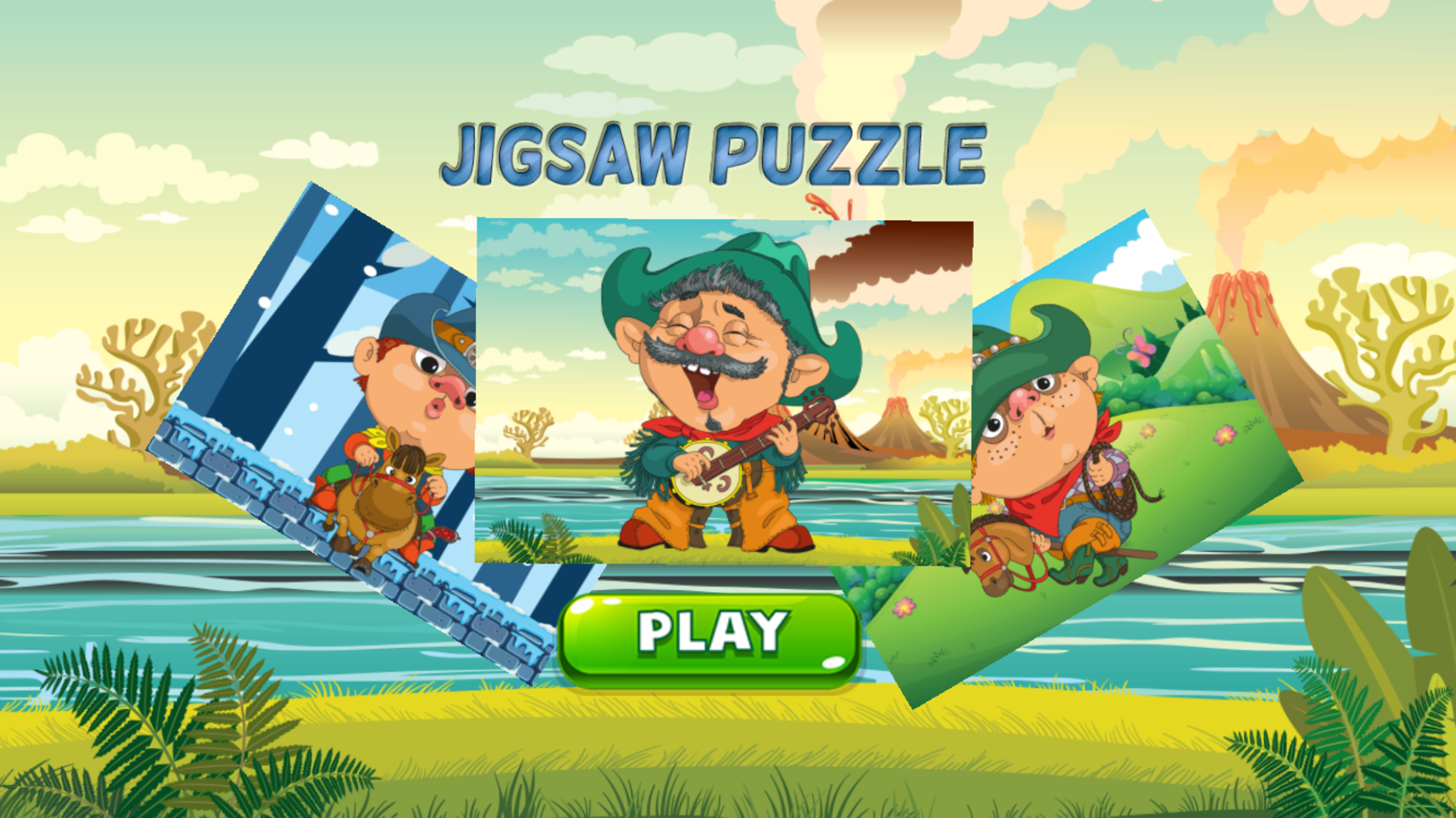 pirates & cowboy jigsaw general knowledge games