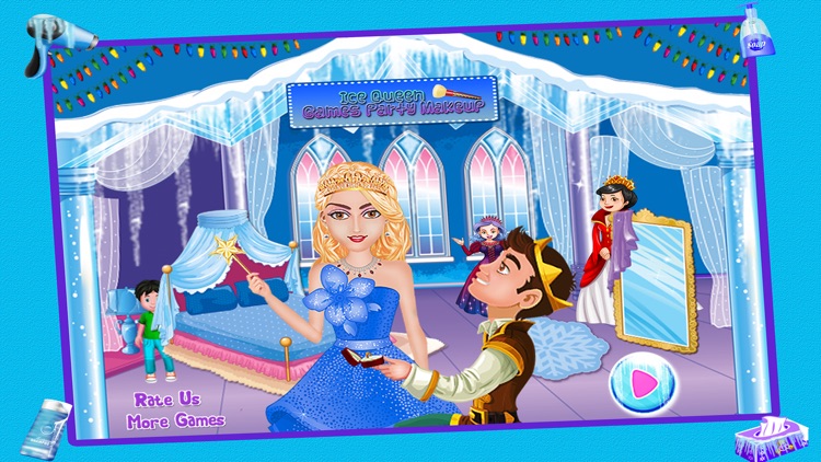 Ice Queen Party Makeup